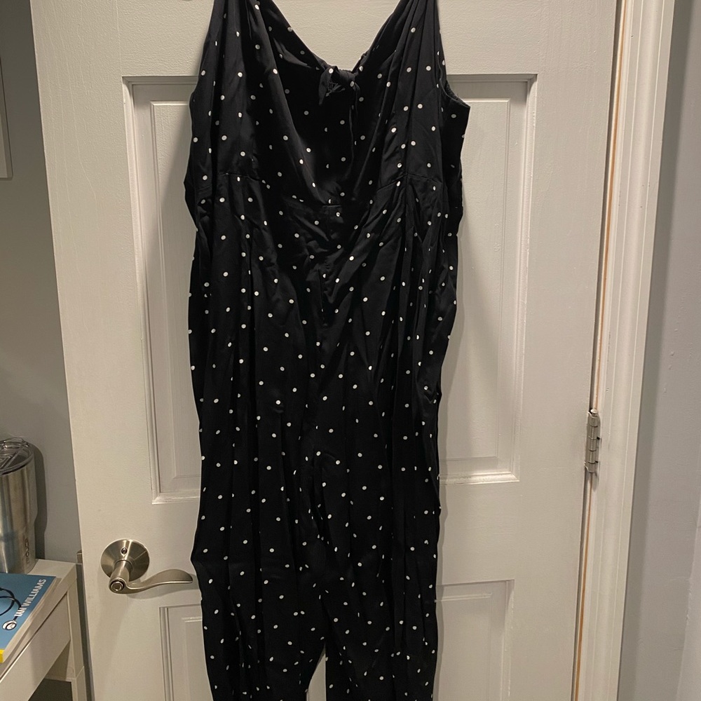 Old Navy Black polkadot Jumpsuit